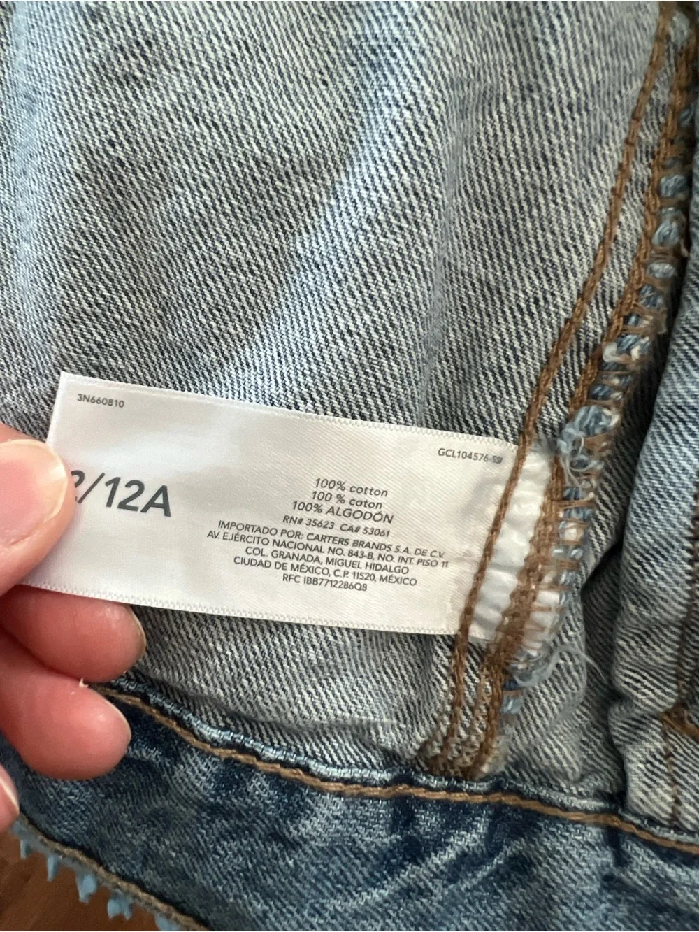 OshKosh B'gosh Kids Medium Wash Denim‎ Jacket Girls 12